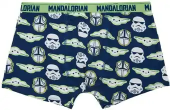 BIG W Star Wars The Mandalorian Mens Trunk - Blue & Green offer