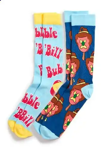 BIG W Streets Mens 2-Pack Socks - Blue offer