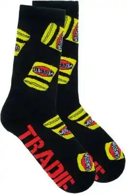 BIG W Tradie Mens Vegemite Crew Socks - Yellow offer