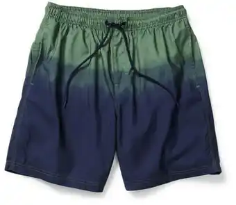 BIG W Wave Zone Mens Boardshorts with REPREVE® Recycled Polyester - Green & Blue offer