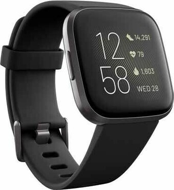 The Good Guys Fitbit Versa 2 - Black/Carbon offer
