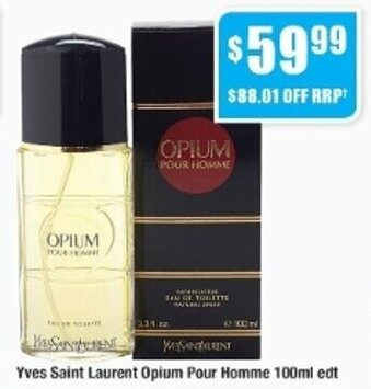Chemist Warehouse Yves Saint Laurent Opium Pour Homme 100ml edt offer