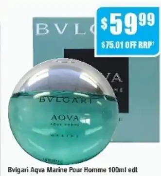 Bvlgaria Aqva Marine Pour Homme 100ml edt