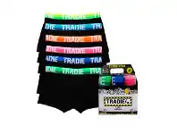 BIG W Tradie Mens 6-Pack Trunks Gift Set Sizes S-XXL offer