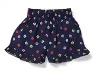 BIG W K-D Girls Frill Shorts Sizes 1-7 - Navy offer