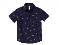 BIG W K-D Boys Animals Print Shirt Sizes 1-7 - Navy offer