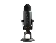 BIG W Blue 'Yeti' Plug and Play USB Microphone - Black offer