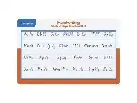 Studymate National Handwriting Write & Wipe Practise Mat
