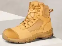 BIG W Blacksmith Mens Leather ‘Kato’ Lightweight Steel Cap Safety Boots Sizes 7-13 offer