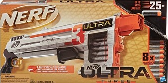 BIG W Nerf Ultra Three Pump Action Blaster offer