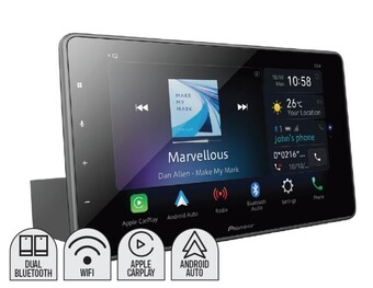 Autobarn Pioneer 9” 200w av wireless carplay android auto receiver offer