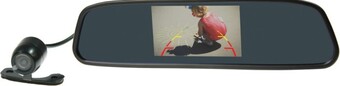 Autobarn Gator 4.3” clip on rearview mirror with reverse monitor & camera kit offer