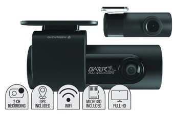 Autobarn Gator full hd dual recording wi-fi gps dash cam 32gb offer