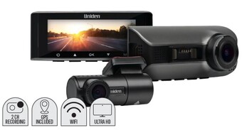 Autopro Uniden ultra hd 4k dual recording wifi gps dash cam offer