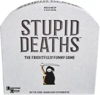 BIG W Stupid Deaths Board Games offer