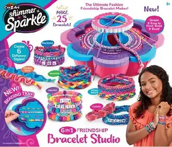 BIG W CraZArt Shimmer u2018n Sparkle 6-in-1 Friendship Bracelet Maker offer