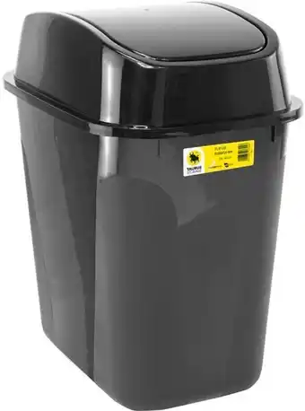 Taurus Black Flip Lid Bin 29-Litre