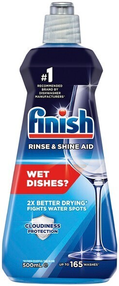 IGA Finish rinse aid dishwashing liquid 500ml offer