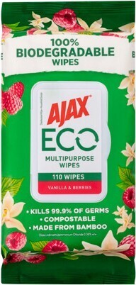 BIG W Ajax 110-Pack Wipes - Vanilla & Berries offer