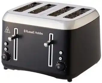 BIG W Russell Hobbs u2018Addisonu2019 4-Slice Brushed Metal Toaster offer