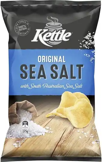 BIG W Kettle Chip Varieties 175g offer