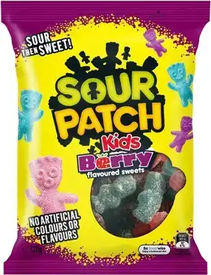 BIG W Sour Patch Kids Berry Flavoured Lollies 220g offer