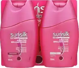 Sunsilk Co-Creations Addictive Brilliant Shine Shampoo & Conditioner Pack 50ml
