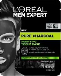 BIG W L&#039;Oreal Paris Men Expert Pure Charcoal Purifying Tissue Mask 30g offer