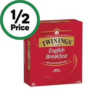 Woolworths Twinings tea bags pk 80-100 offer