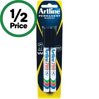 Artline permanent marker 700 pk 2