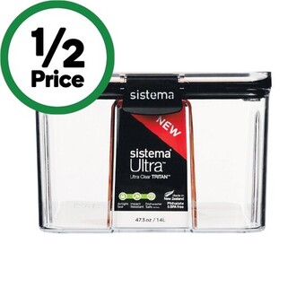 Woolworths Sistema ultra square large container 1.4 litre offer