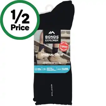 Woolworths Bonds men’s explorer socks pk 1 offer