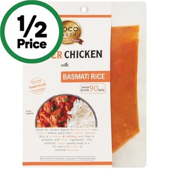 Woolworths Coco earth ready to eat meals 400g offer