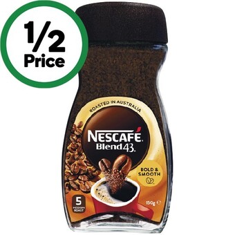 Woolworths Nescafe blend 43 coffee 150g offer