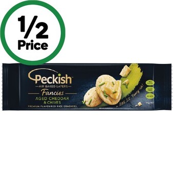 Peckish fancies rice crackers 90g