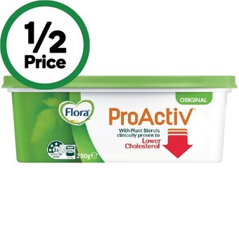 Woolworths Flora proactiv spread 250g offer