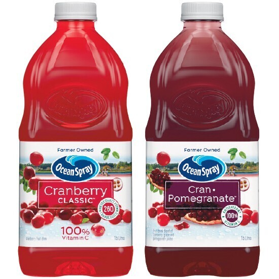 Ocean spray juice drink 1.5 litre offer at Woolworths