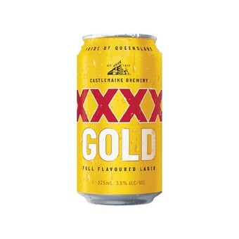 Woolworths Xxxx gold cans 24x375ml offer