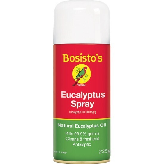 Bosisto's eucalyptus spray 225g offer at Woolworths
