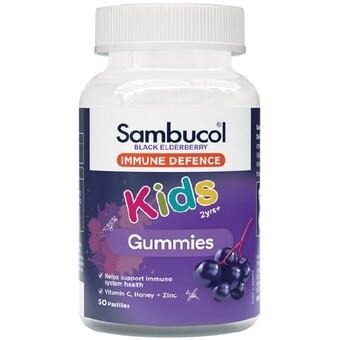 Woolworths Sambucol kids immunity gummies pk 50* offer