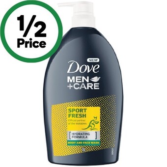 Woolworths Dove men sport body wash 1 litre offer