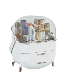 Woolworths Ilus portable makeup organizer/jewellery storage box – white offer
