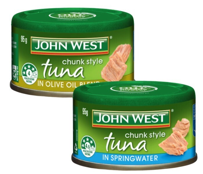 John west tuna tempters 95g offer at Coles