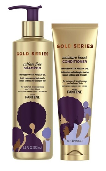 Coles Pantene gold series shampoo 252ml or conditioner 250ml offer