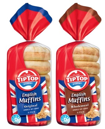 Coles Tip top english muffins 6 pack offer