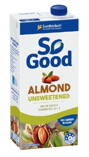 Coles So good unsweetened almond milk 1 litre offer