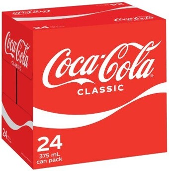 Coles Coca-cola soft drink 24x375ml offer