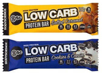 Coles Bsc bodyscience low carb high protein bar 60g offer