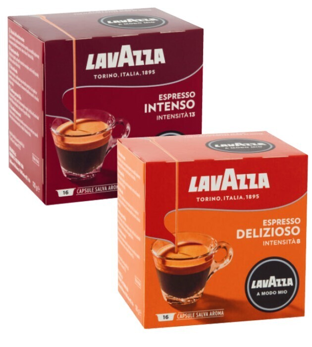 Lavazza a modo mio coffee capsules 16 pack offer at Coles