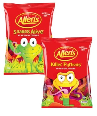 Coles Allen's medium bag 140g-200g offer
